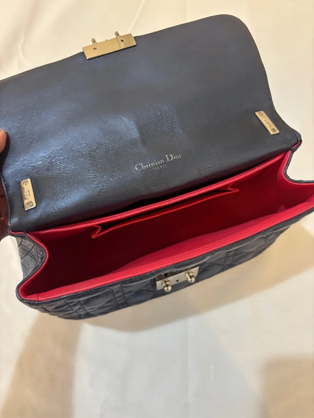 Christian Dior Miss Dior in Metallic Blue Pre-Owned - Picture 7 of 15